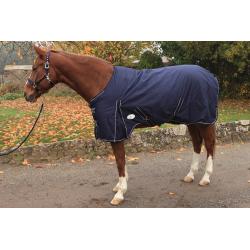 Couverture shetland imperméable 600 deniers et 200 gr bleu marine - JMR