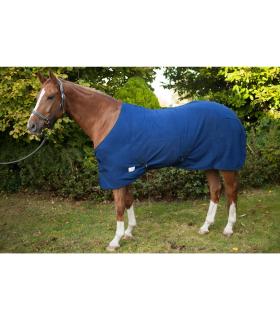 Chemise polaire shetland bleu avec sangles croisées de chez jmr