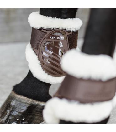 Protèges-boulets jeunes chevaux avec mouton végan - Kentucky