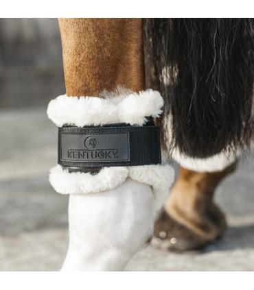 Protèges-boulets jeunes chevaux avec mouton végan - Kentucky