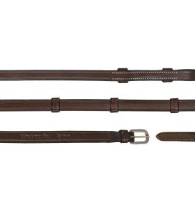 Rênes de bride tout cuir avec 7 arrêtoires Working Collection - Dy'on