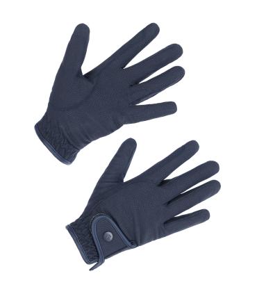 Gants d'équitation bleu marine avec attache velcro - Covalliero Hiver 2024