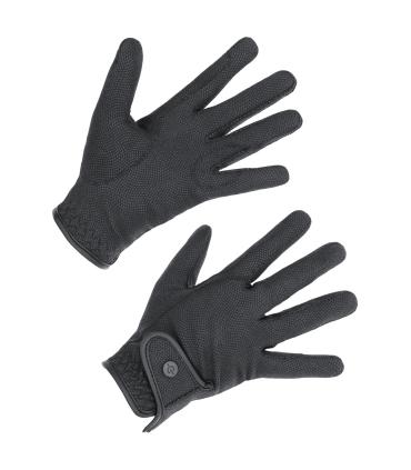 Gants d'équitation noir avec attache velcro - Covalliero Hiver 2024