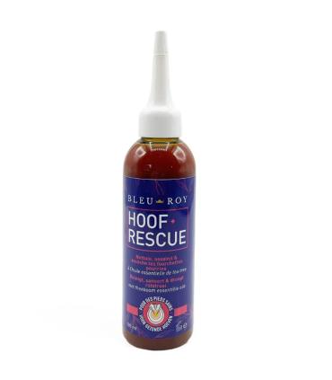 Hoof Rescue, lotion de soin pour les fourchettes pourries de chez Bleu Roy