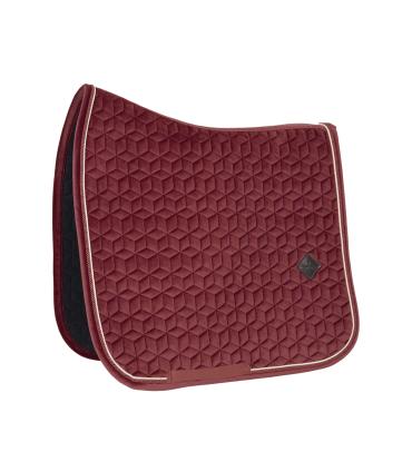 Tapis de Selle Dressage Kentucky Velvet – Bordeaux
