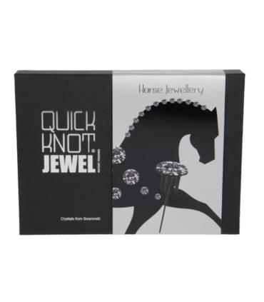Quick Knot Jewel, clips pions en cristaux Swarovski Medley 12 pièces - Hes Tec