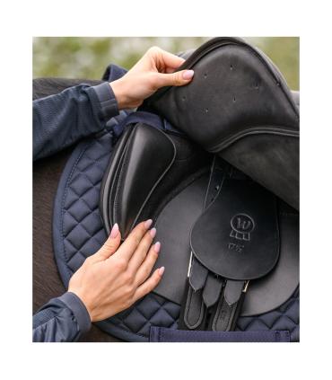 Selle mixte Comfort en cuir pleine fleur noir - Waldhausen