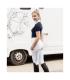 Legging d'équitation enfant blanc Ella White avec grip silicone