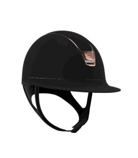 Casque Samshield Miss Shield 2.0 Shadowmatt liseret et blason Rose Gold